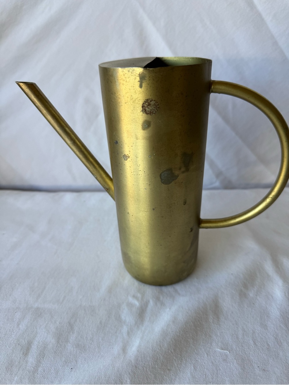 Brass Long Reach Watering Can w/ Long Spout, 8 in H x 10 in L, <1 L